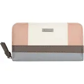 Tom Tailor Porte-monnaies 'Juna' bleu fumé / gris / rose / blanc