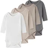 TWO SOON Barboteuse / body gris / taupe / blanc