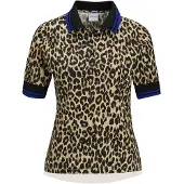 MADELEINE T-shirt écru / bleu roi / noir