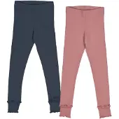 Müsli Leggings bleu marine / rose ancienne