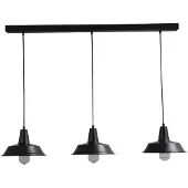 Masterlight Lampe de salle à manger Industria 3x25