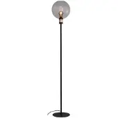 Masterlight Lampadaire en verre Lazise 2 noir avec de l'or