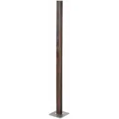 HerzBlut Lampadaire LED Leonora 122,5 cm - noyer huilé