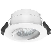 Lyora Spot encastrable à LED Tevo blanc - 2700K