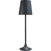Masterlight Lampadaire Trip 60 Disk 195cm noir