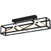 Stars of Light Plafonnier , Penela, dimmable, Noir, Salon / séjour, Aluminium, Moderne