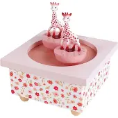 Trousselier Boîte à musique - - Sophie la Girafe - Rose - Bébé - Fille - A partir de 12 mois