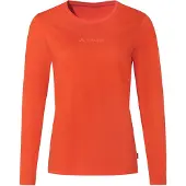 Vaude Logo Long Sleeve T-shirt Orange 36 Femme