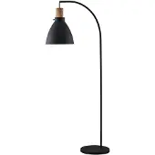 LINDBY Lampadaire , Trebale, Noir, Salon / séjour, Métal, Scandinave