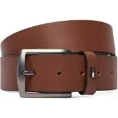 Tommy Hilfiger Ceinture 'Denton Enamel Flag' marron