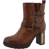 Mustang Bottines marron pour femmes, marque , style décontracté