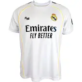 Real Madrid Maillot Domicile 25 2/26 pour adultes - Taille XL - Saison 2025/2026 - Maillot de football homme - Produit officiel pour fans