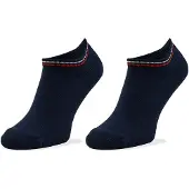 Tommy Hilfiger Unisexe, Chaussettes, Na, Bleu, (lot de 2, 35 - 38, 39 - 42)