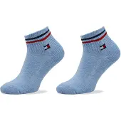 Tommy Hilfiger Unisexe, Chaussettes, Na, Bleu, (lot de 2, 35 - 38)