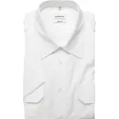 Seidensticker Regular Fit Chemise de pilote manches courtes blanc