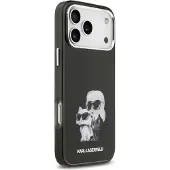 Karl Lagerfeld Iml Aquarelle Karl & Choupette & Logo Magsafe Iphone 17 Pro Max Phone Case Noir