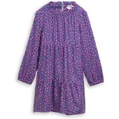 Tom Tailor Robe bleu foncé / rose