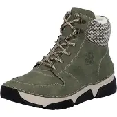 Rieker Bottines à lacets beige / marron / kaki