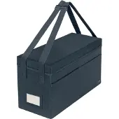 Leitz 67230089 Desk Sharing Tasche mit Deckel Kunststoff grau