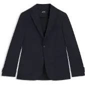 BOSS Veste Slim en laine mélangée lavable