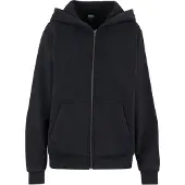 Urban Classics Tb7742 Full Zip Sweatshirt Noir S Femme
