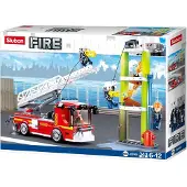 Sluban Exercice du camion à échelle des pompiers de