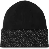 GUESS Bonnet 'Nora 4G' noir / argent