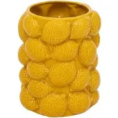 Atmosphera Vase, 18 cm, yellow (1x)