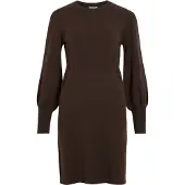 Vila Kerry Long Sleeve Dress Marron 2XL Femme