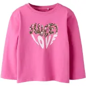 Name it T-Shirt 'NMFNILINEA' marron / kaki / éosine / blanc