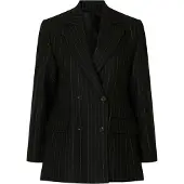 Selected Blazer 'SLFMALIA MANTECO' noir / blanc