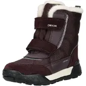 Geox Bottes de neige 'TREKKYUP' bourgogne / argent