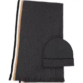 BOSS Set Henzo 10274333 Scarf Noir Homme