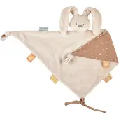 Nattou Lapidou Maxi-Kuscheltuch gedrückt, sandfarben (65 x 60 cm)