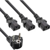 InLine 16653B câble électrique Noir 1,8 m
