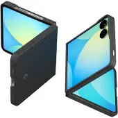 Spigen Coque AirSkin pour Samsung Galaxy Z Flip 7 - Aramid Black