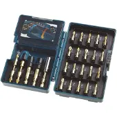 Makita B-49921 Screwdriver Bit Set 26 Units Noir