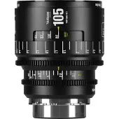 7artisans 105T21B-EF INF 105mm T2.1 INFINTE EF Mount (Black) (Canon EF, Plein format), Objectif, Noir