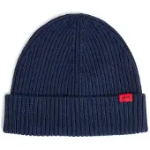 HUGO Xola 10263714 Red Beanie Bleu