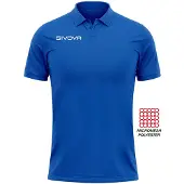 Givova Pocket Kurzarm-poloshirt Blau S Herren,Damen Blau S