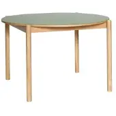 Hubsch Table oblique ronde olive