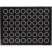 Funcakes Tapis en silicone pour macarons 40 x 30 cm