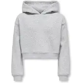ONLY GIRLS Sweat-shirt gris clair