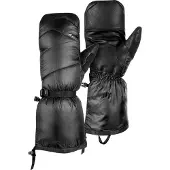 Mammut - Moufles isolants en PrimaLoft&reg; - Arctic Mitten Black en Cuir - Taille 7 - Noir