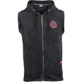 Gorilla wear Veste de survêtement gris / rouge / noir chiné