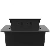 Livolo  | Noir | 2 | Poussière de socket pop-up | Construit -in | +