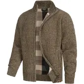 INDICODE JEANS Vestes en maille ' INFilion ' marron
