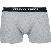 Urban Classics Boxers gris clair / vert foncé / noir / blanc