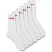 HUGO Chaussettes rouge / blanc