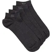 HUGO BOSS Boss 2-pack Shoeliner Finest Soft Cotton Grey Str 43-46 2 stk.